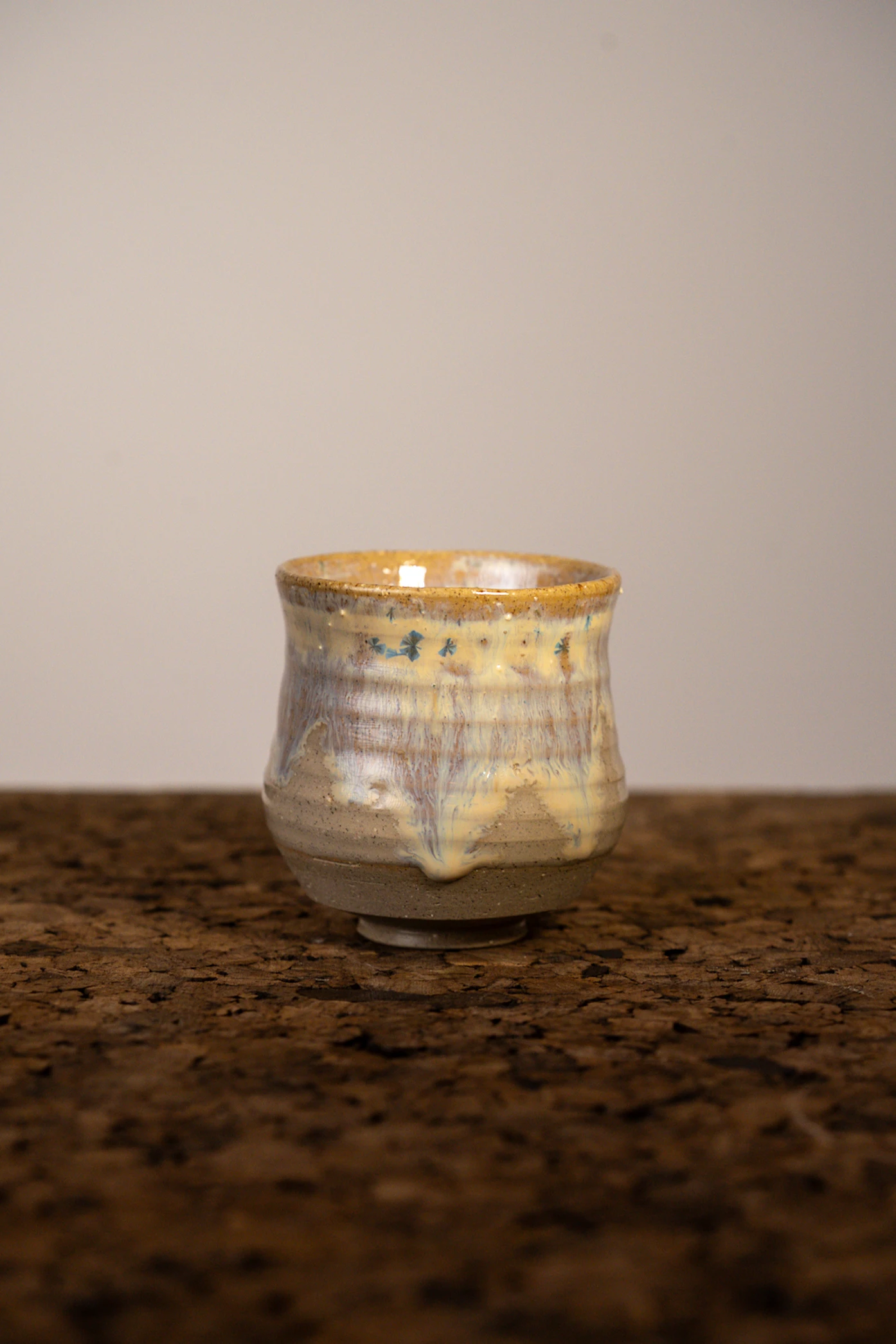 Crystalline Cup — stoneware cup in crystalline glaze, photograph 1 of 3