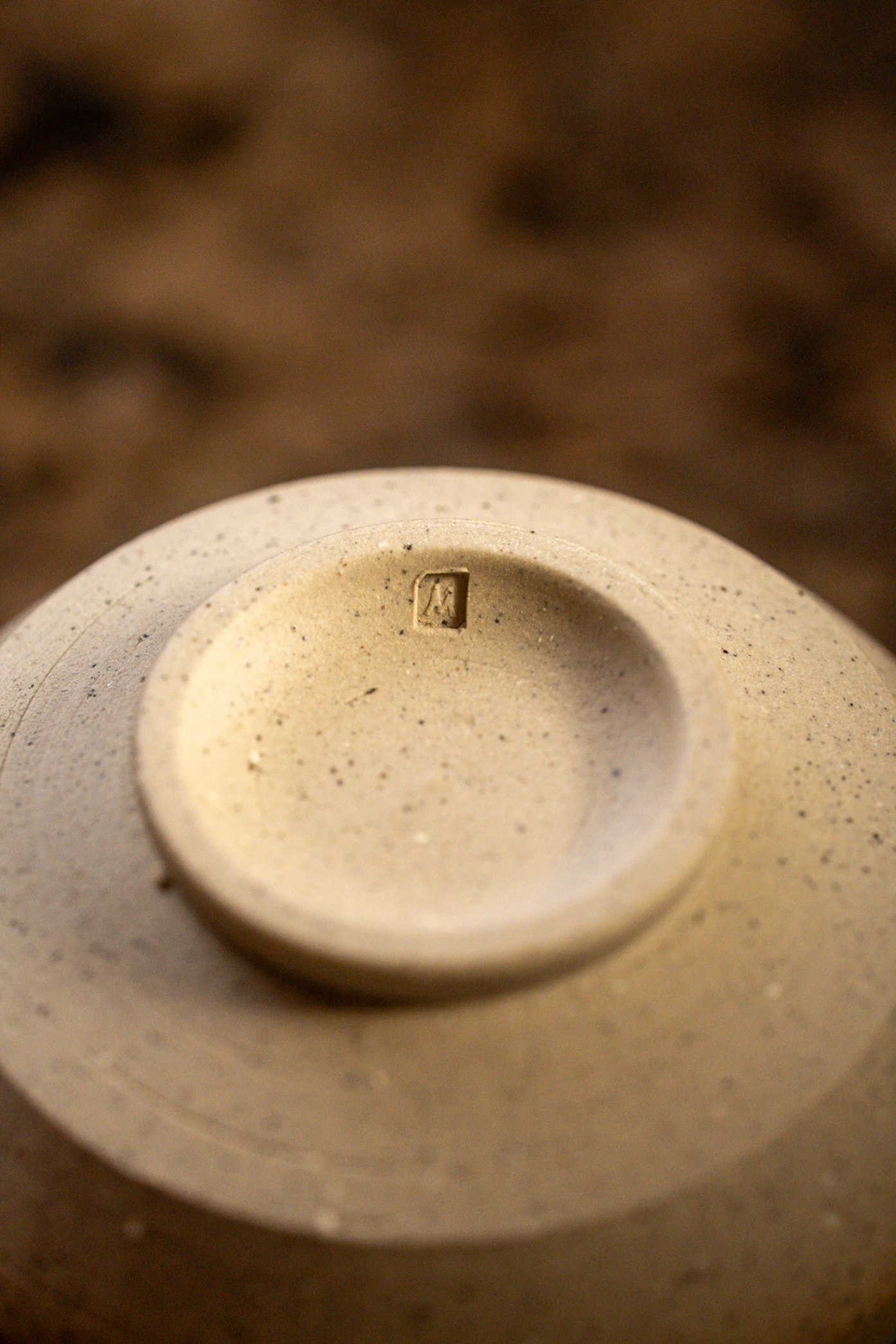 Green Crackle Cup II — stoneware cup in green crackle glaze, photograph 3 of 3