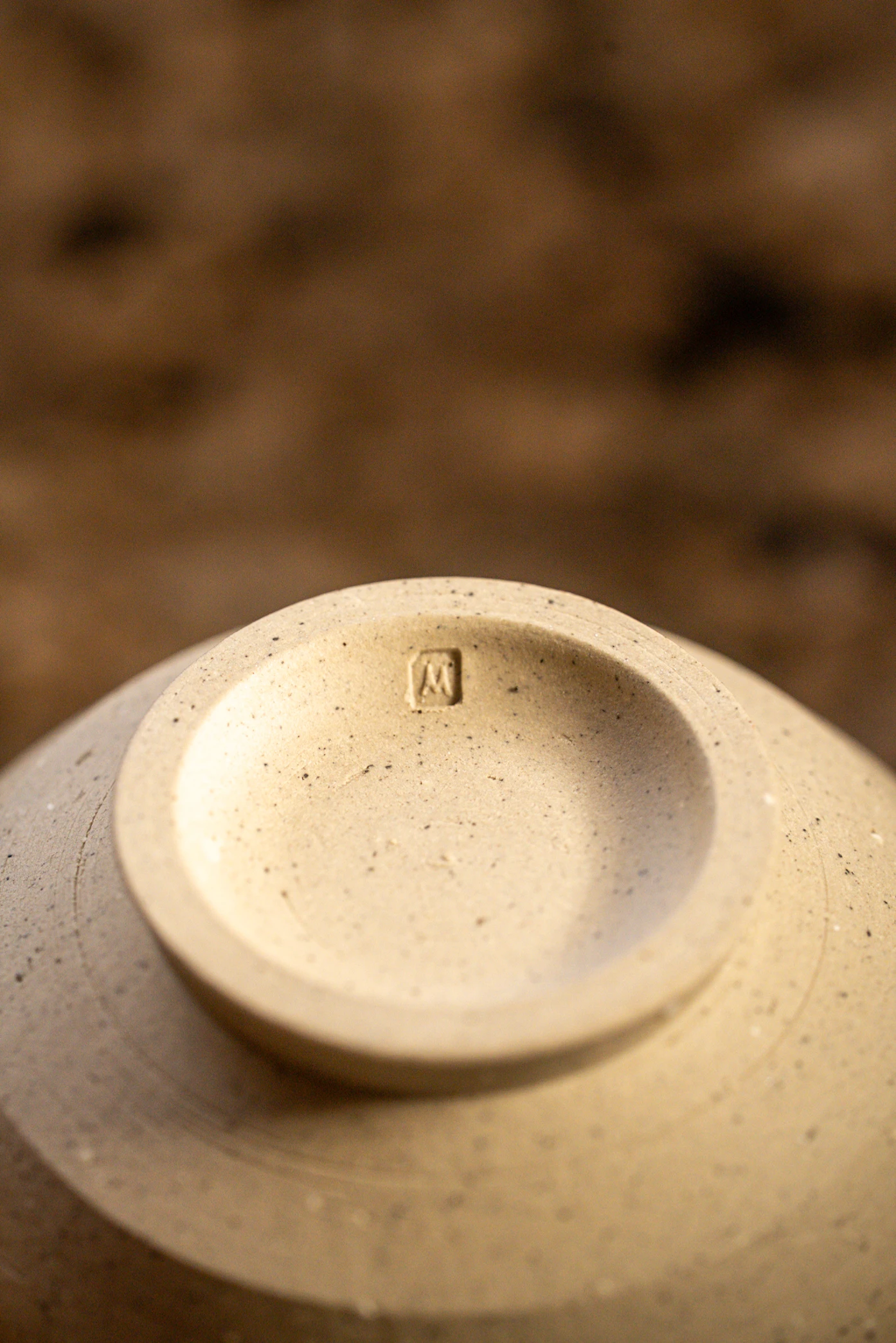 Green Crackle Cup III — stoneware cup in green crackle glaze, photograph 3 of 3